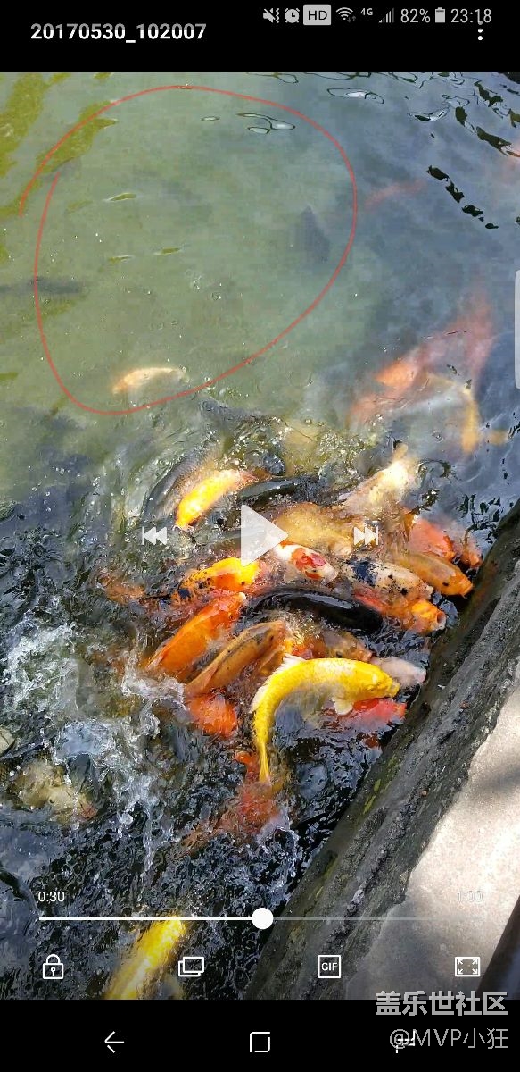 拍視頻，有殘影