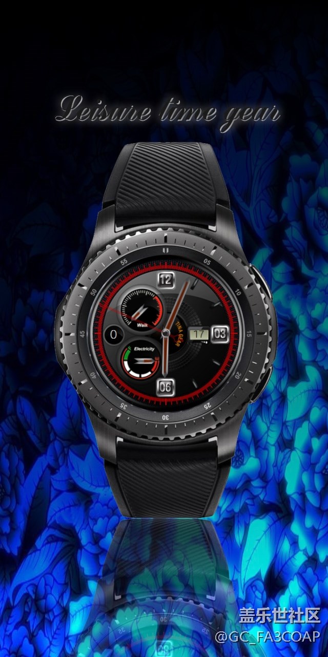 自制的表盤，喜歡的朋友前往應(yīng)用商店下載