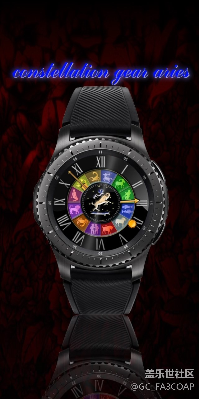 自制的表盤，喜歡的朋友前往應(yīng)用商店下載