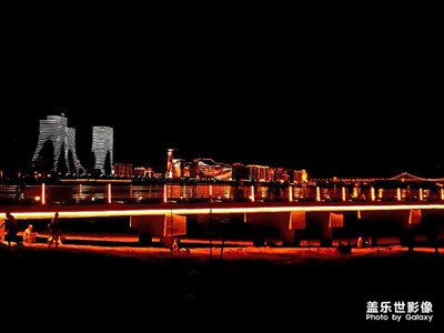 金磚鷺島一角夜景