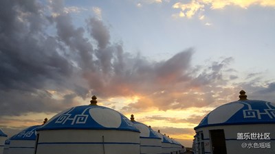 云淡風(fēng)輕的日子+希拉穆仁草原的落日余暉