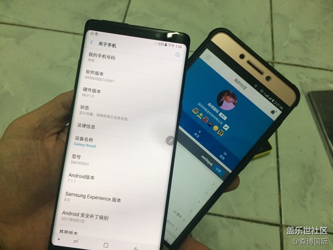 Note8 黑色 紫色 搶先體驗 還是覺得黑色好看