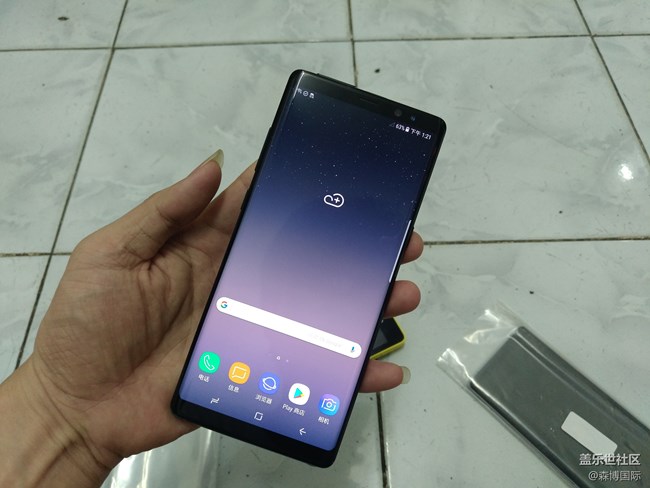 Note8 黑色 紫色 搶先體驗 還是覺得黑色好看