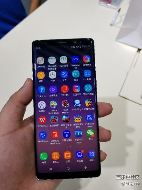 品鑒會note8上手