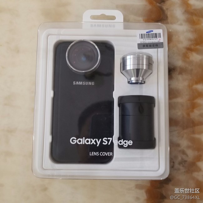 s7 plus  原裝手機殼帶鏡頭及鏡頭保護套