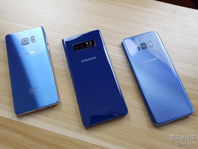 曬機，note8、note7、s8，7plus，誰才是顏值巔峰？