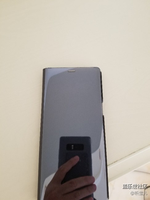 note8帶鏡面保護(hù)套！