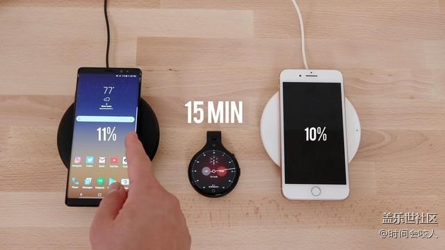 【實測】三星Note8無線充電速度虐哭iPhone8！