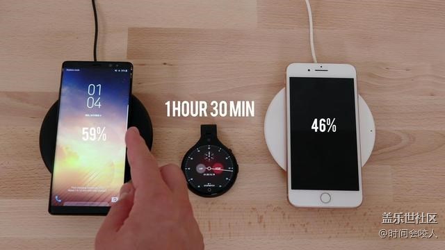 【實測】三星Note8無線充電速度虐哭iPhone8！
