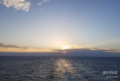 拍才知道 海上日落