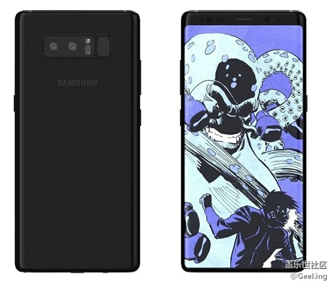 三星note8的用戶期待類(lèi)似這樣設(shè)計(jì)的三星s9