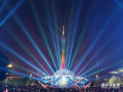 廣州燈光節(jié)三星s8拍攝