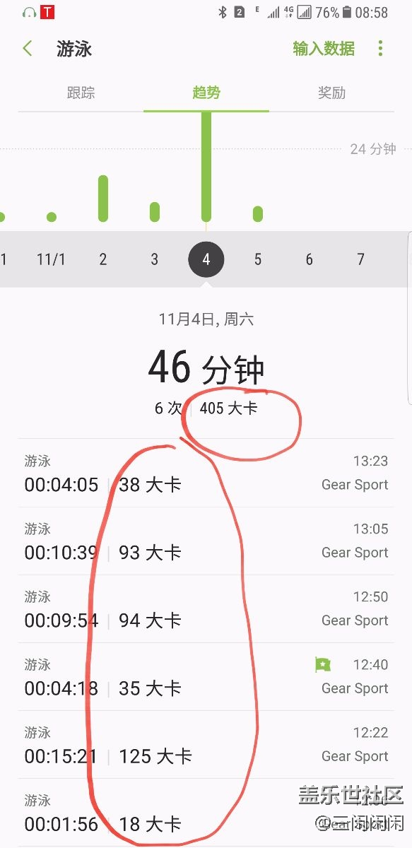 對gear sport游泳功能的建議 對gear sport游泳功能的建議