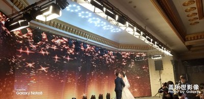 親戚的婚禮現(xiàn)場(chǎng)，note8表現(xiàn)出色