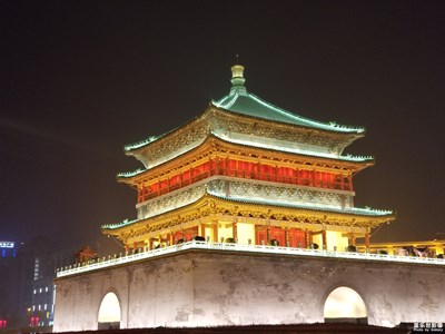 三星note8隨手拍鐘樓夜景一倍及二倍無損變焦