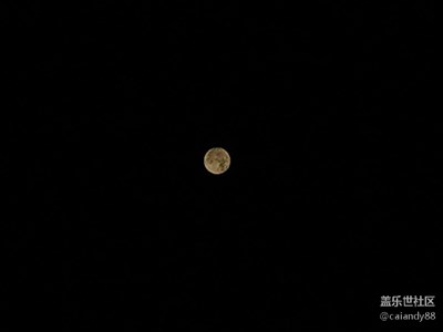 昨晚的超級(jí)月亮