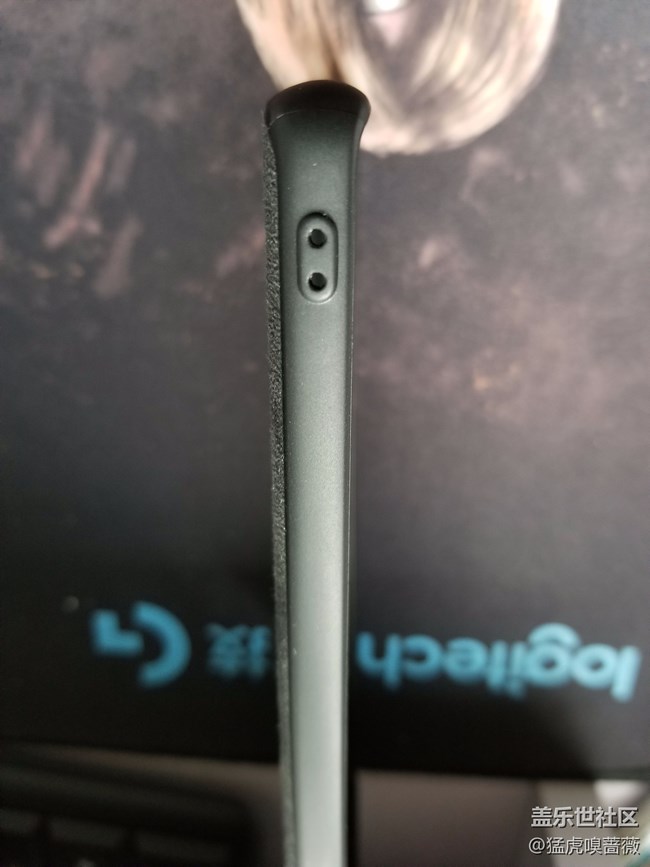 曬一個反絨皮手機殼，車標定制款