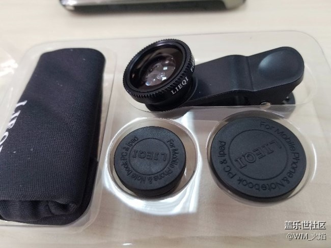 論壇積分換的手機(jī)鏡頭到了