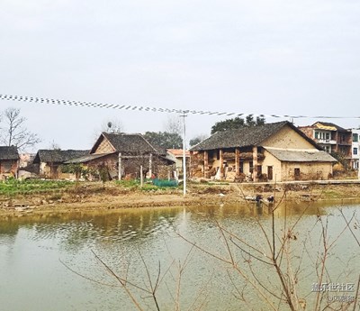 農(nóng)村的土磚屋