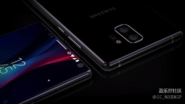 98％屏占比前置四顆攝像頭 三星Note9概念美圖爆表