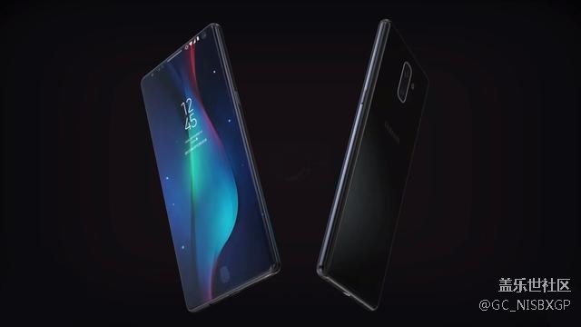 98％屏占比前置四顆攝像頭 三星Note9概念美圖爆表