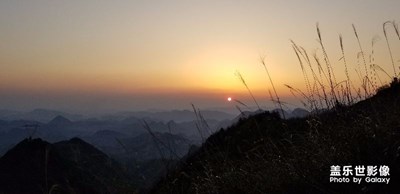 落日美景。。