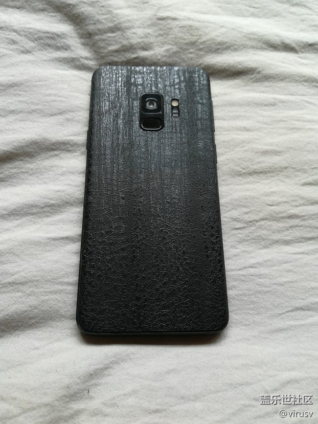 入了類Dbrand的龍皮背膜，曬一曬。