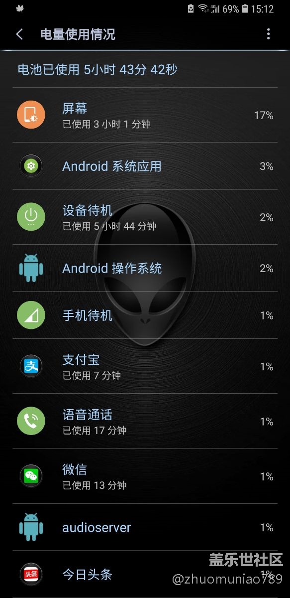 S9+的屏幕確實(shí)費(fèi)電！期待下次更新改正……