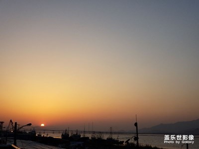 【中國最美瞬間】海港日暮