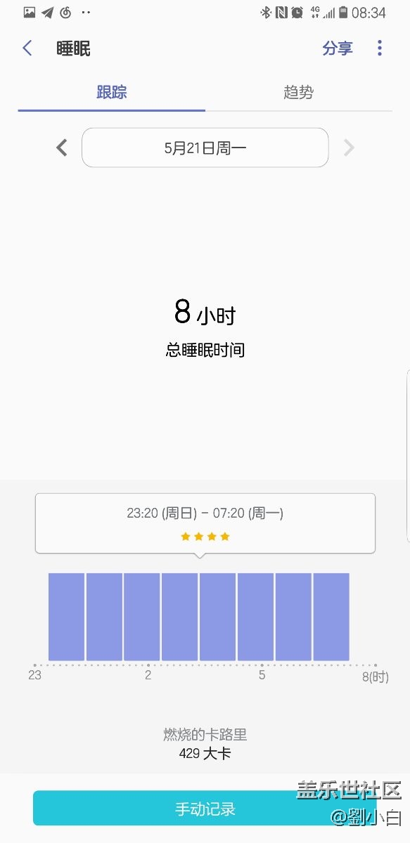 gear sport突然沒有睡眠報告。