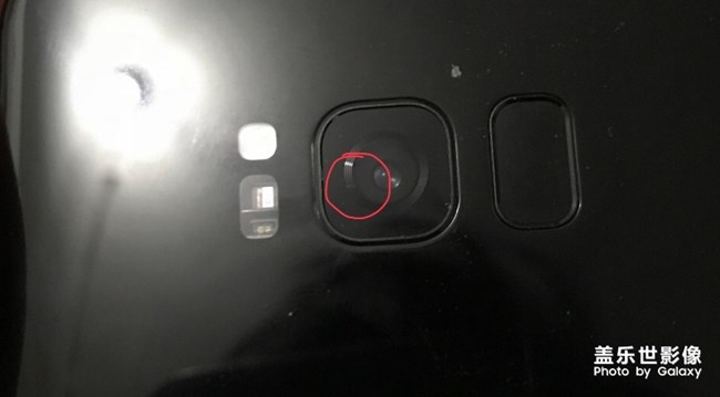 三星s8+攝像頭有劃痕