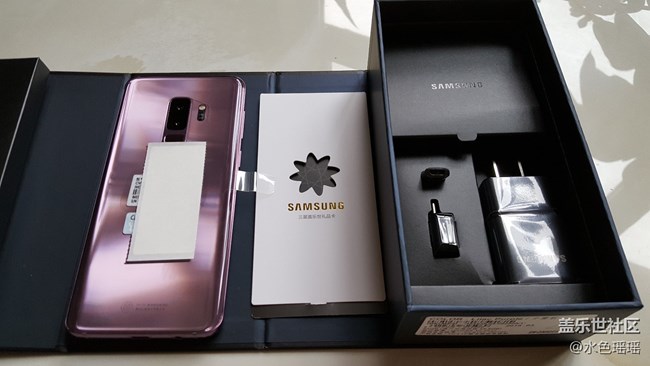 新到三星Galaxy S9+64GB 國行紫色開箱