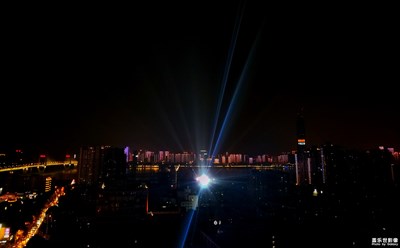 ［中國最美瞬間］漢口江灘夜景+射燈