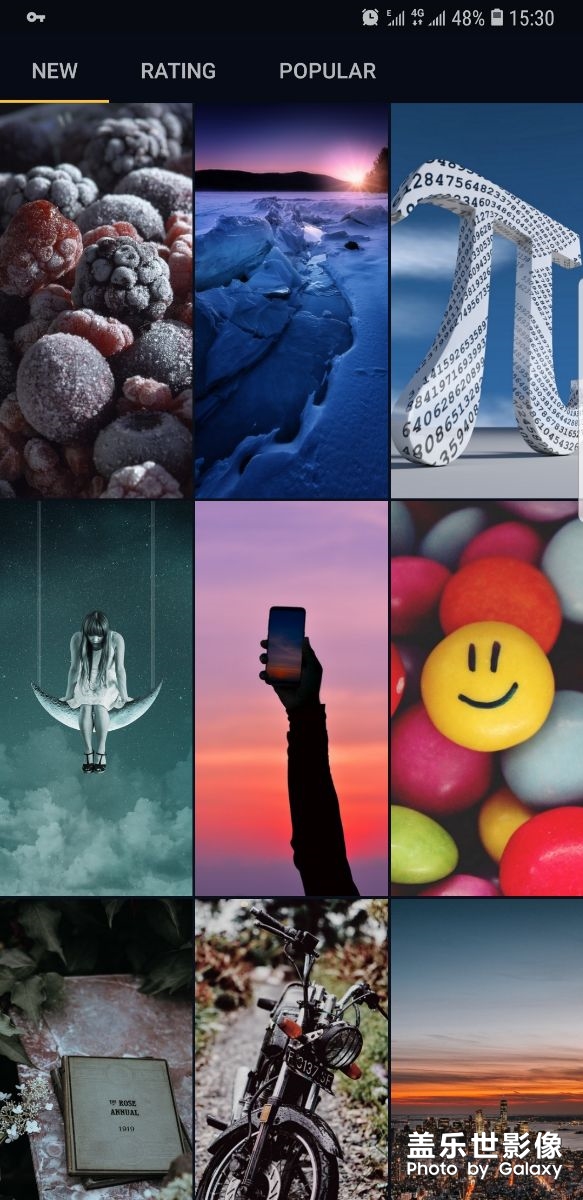 美！無意中發(fā)現(xiàn)的三星手機壁紙