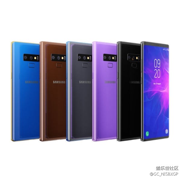 三星Galaxy Note 9最新3D渲染圖曝光