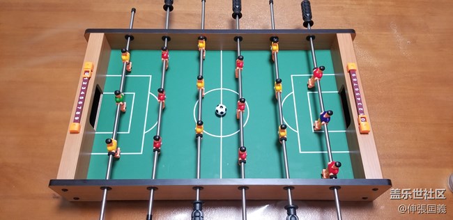 木質(zhì)小型6桿桌上足球機(jī)