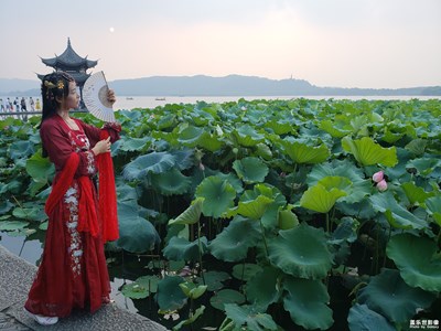 杭州西湖隨拍去旅游漢服