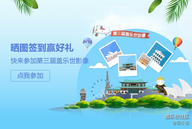 蓋樂世影像超級話題  曬簽到 贏大獎