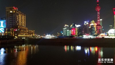 上海外灘的夜景