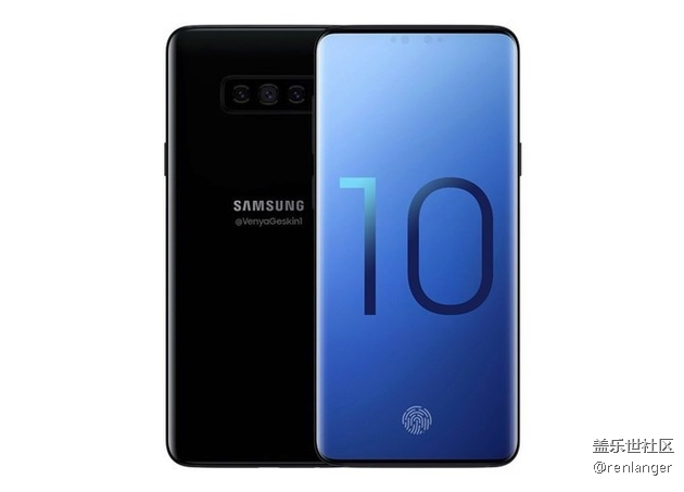 是你嗎？屏下攝像頭，三星S10外觀疑似被曝光