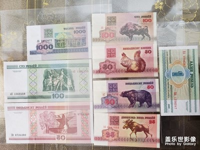 白俄羅斯的紙幣