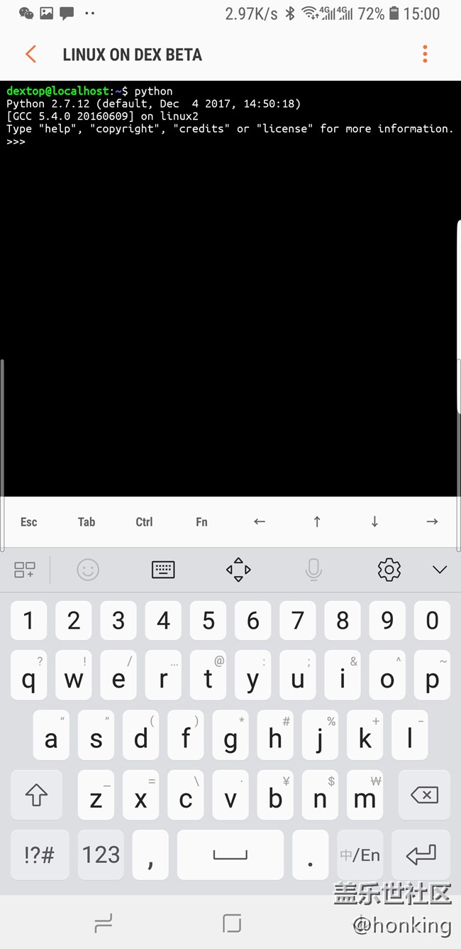 Screenshot_20181113-150055_Linux on DeX Beta.jpg 有dex的可以試試linux on dex