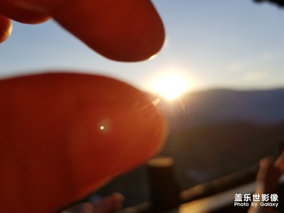 龍勝梯田的太陽