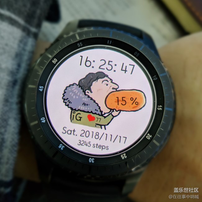 分享一個(gè)王思聰?shù)念^像表盤(pán)