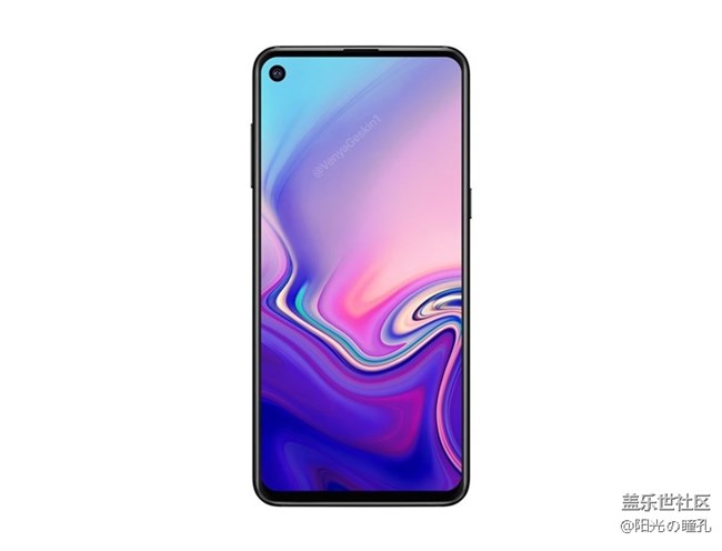 三星Galaxy A8s前面板諜照泄露：確定屏幕內(nèi)開圓孔