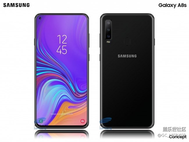三星Galaxy A8s渲染圖出爐：首款I(lǐng)nfinity-O屏手機(jī)