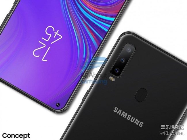 三星Galaxy A8s前面板諜照泄露：確定屏幕內(nèi)開圓孔