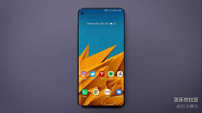 攢銀子，顏值逆天，三星s10 真機曝光！