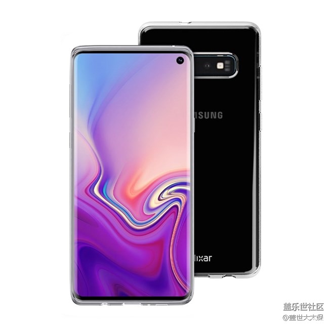 三星S10系列帶殼渲染圖曝光：S10+后置四攝