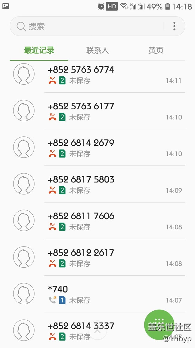 騷擾電話不停，好像以前看到誰遇到過